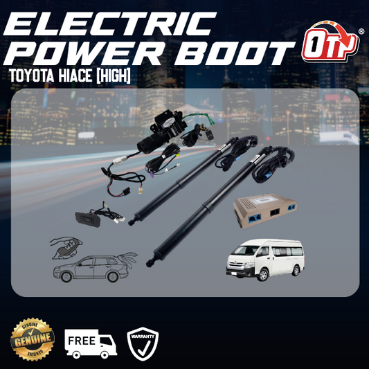 Toyota Hiace (High) Plug&Play Electric Auto Tailgate Power Boot Soft Close Switch Foot Sensor Remote Control Anti Pinch