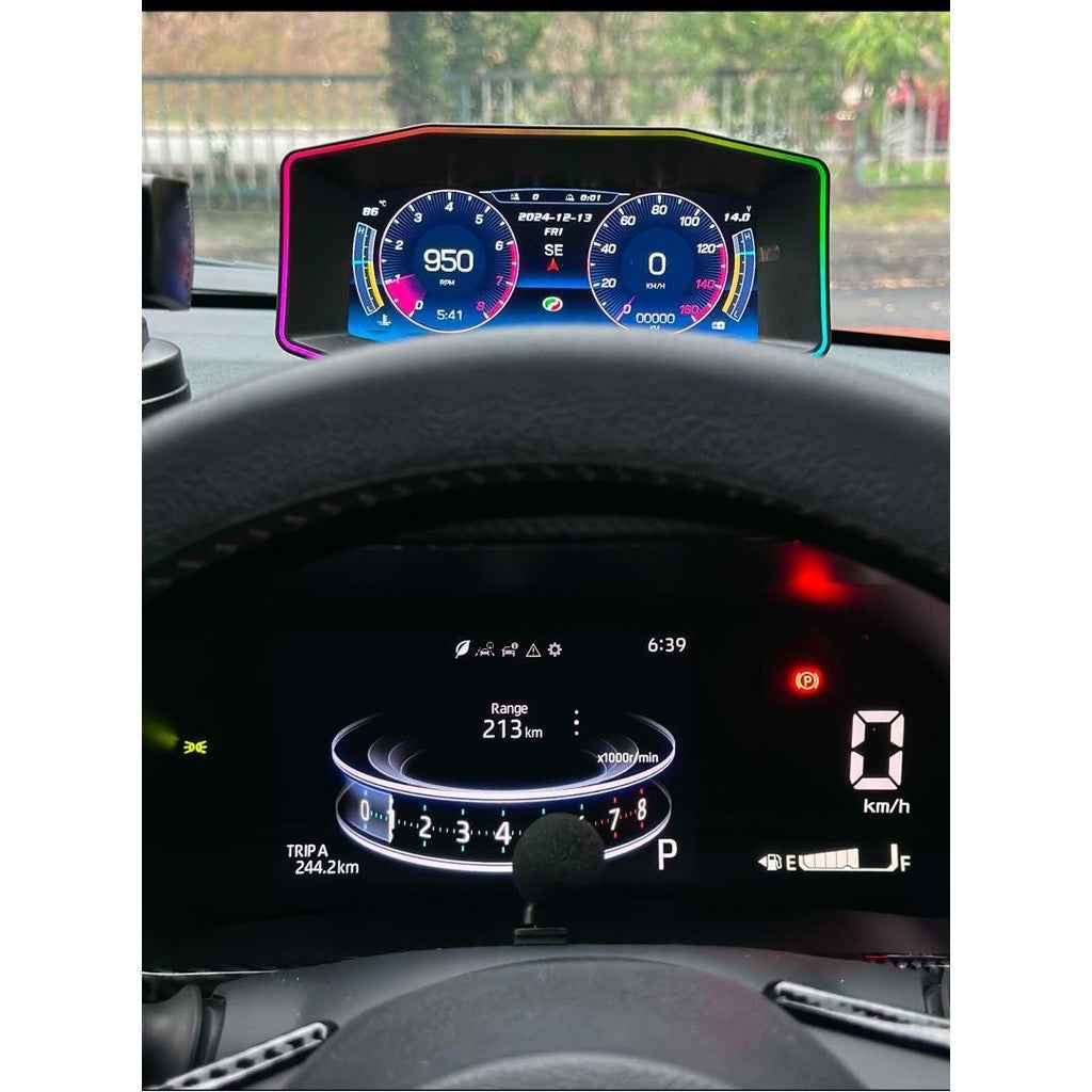 OTP-P4 OBD2 Meter Speedometer Gauge GPS HUD Water Temp Proton Perodua Honda Toyota Mitsubishi Nissan Volkswagen