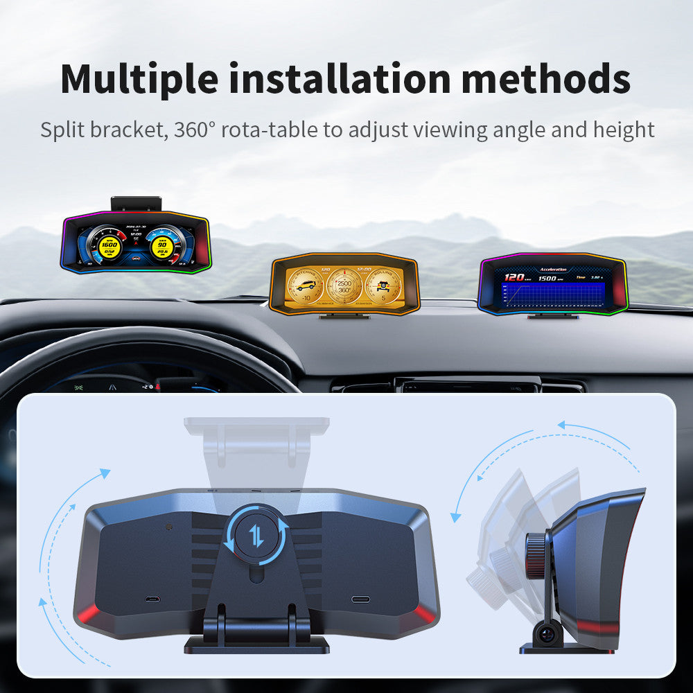 OTP-P4 OBD2 Meter Speedometer Gauge GPS HUD Water Temp Proton Perodua Honda Toyota Mitsubishi Nissan Volkswagen