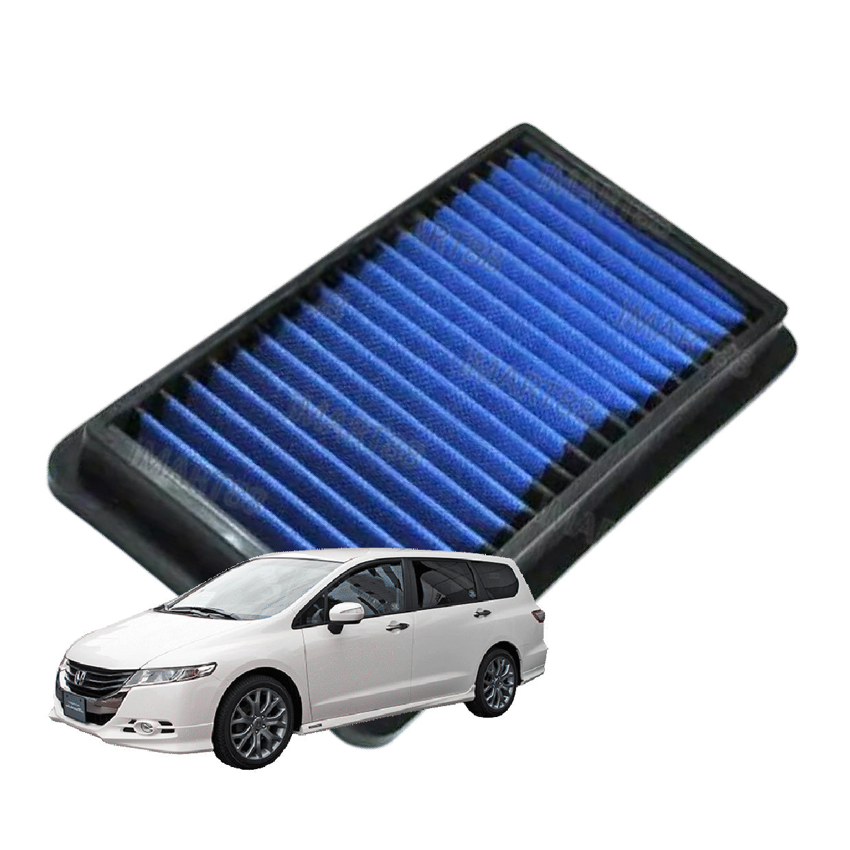 Works Engineering Air Filter Honda Odyssey RC1 RC2 RC4 2.4L Elysion 2014 2015 2016 2017 2018 2019 2020 Element Cleaning