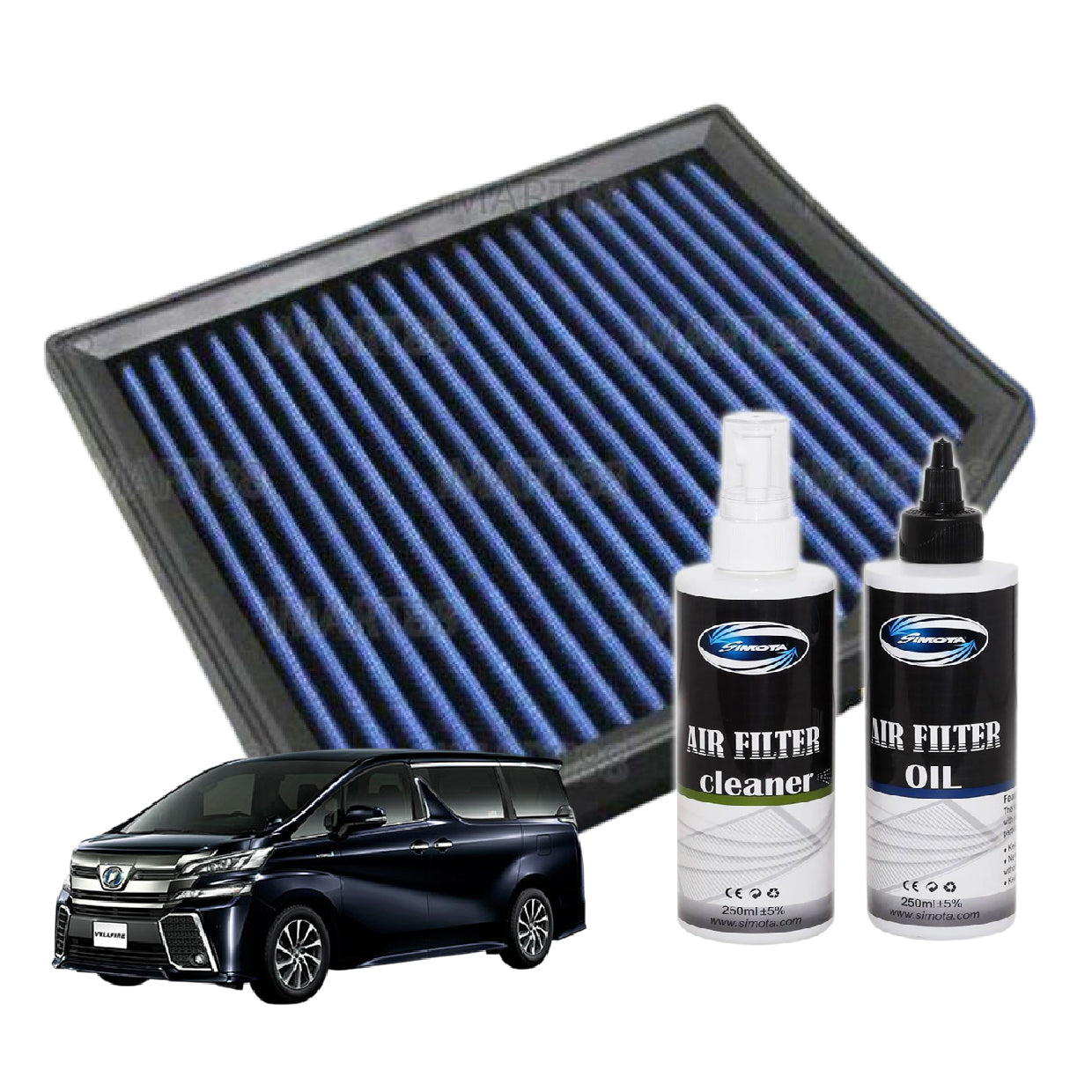 Works Engineering Air Filter Toyota Alphard Vellfire ANH30 AGH30 GGH30 2.5 3.5 V6 Executive Lounge ZG ZA SC Cleaner Oil