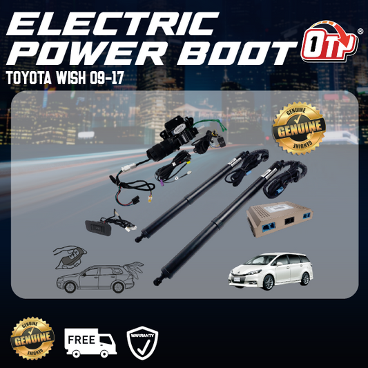 Toyota Wish 09-17 Plug & Play Electric Auto Tailgate Power Boot Soft Close Switch Foot Sensor Remote Control Anti Pinch