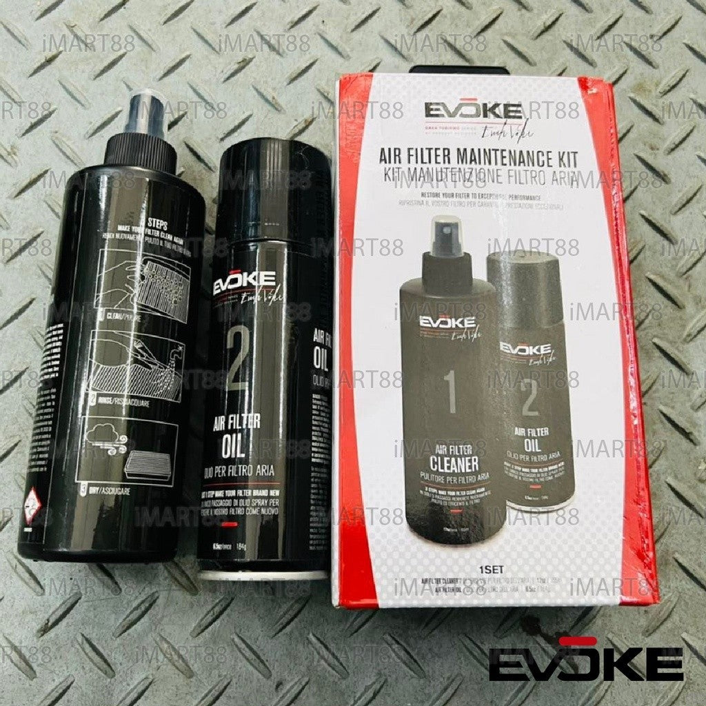 OTP EVOKE Air Filter Cleaning Kit From Germany Cleaner Oil Sabun Cuci Penapis Drop-In Performance Reoil Recharge