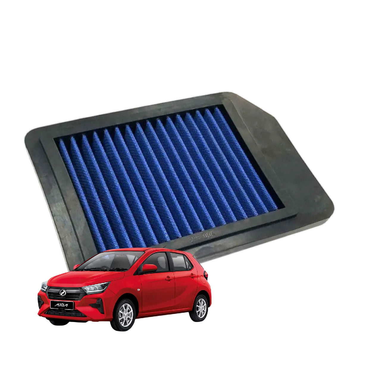 Works Engineering Drop In Air Filter Perodua Axia New 2023 Element Performance Enjin Engin Penapis Udara WS-OPE-004