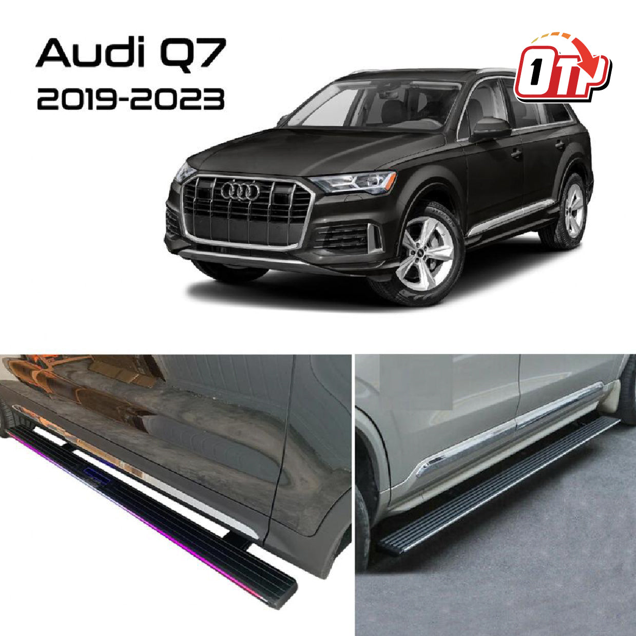 Audi Q7 2019-2023 Electrical Side Step Power Lounge Tanggar 电动侧踏板