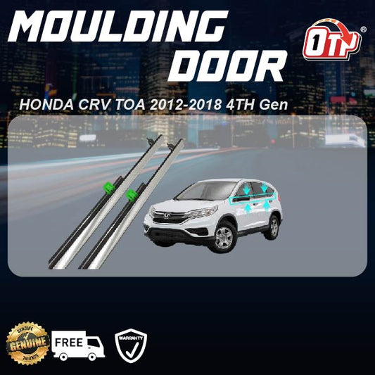MTIS HONDA CRV TOA 2012-2018 4TH Gen GLASS DOOR MOULDING SEAL RUBBER OUTER STRIP WINDOW GETAH LUAR CERMIN TINGKAP