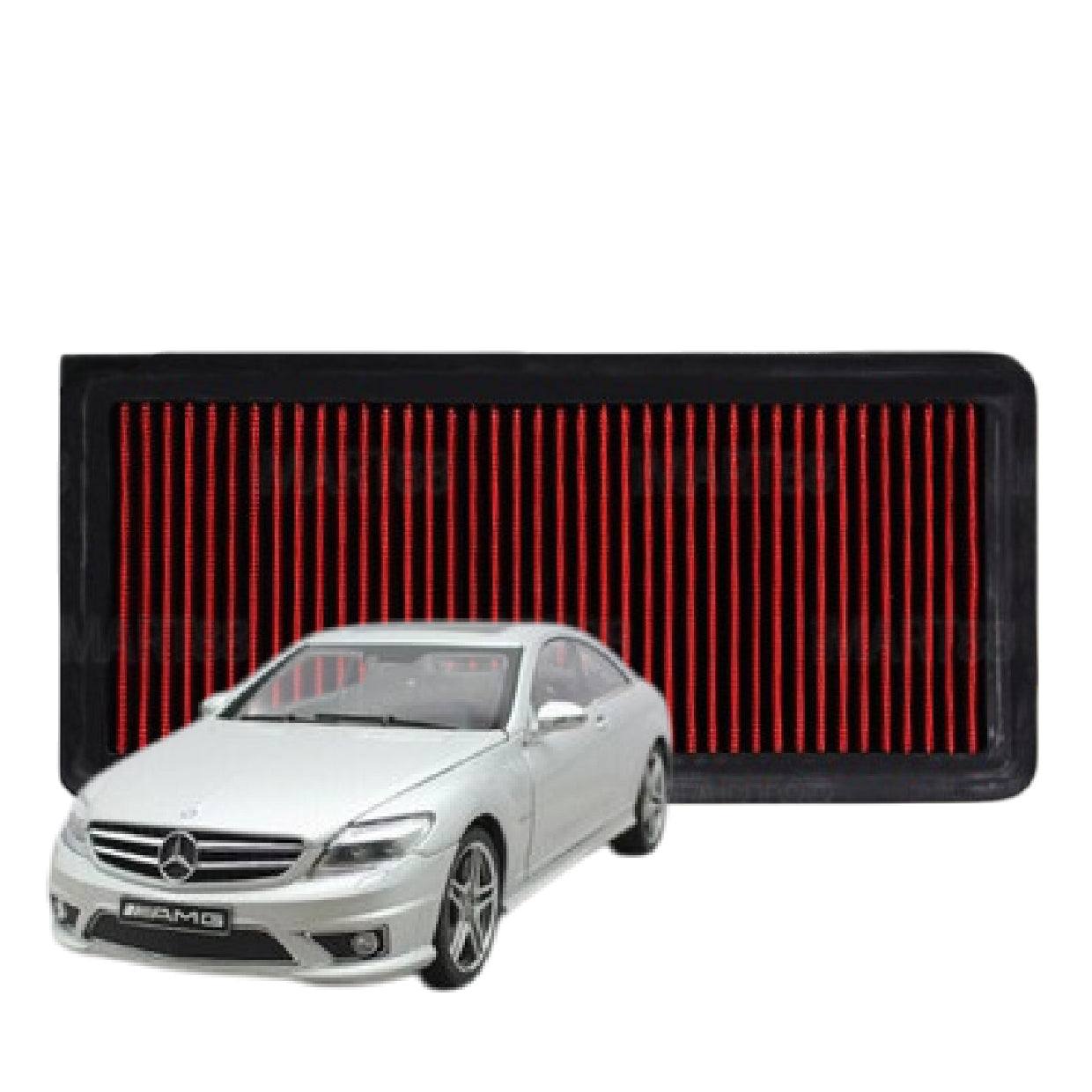 Works Engineering Air Filter For Mercedes Benz C63 AMG 13-14/CL63 AMG 07-10 CLK63 AMG 06-10/E63 AMG 06-11 WS-FM-013