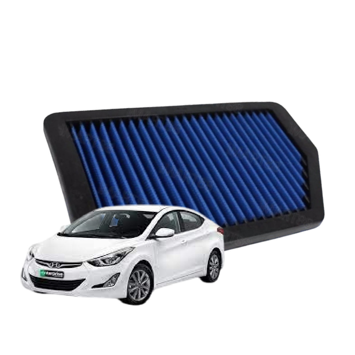 Works Engineering Drop In Air Filter Hyundai Elantra 1.6 1.8 11-16 WS-OHY-011 PERFORMANCE Element Enjin Engin