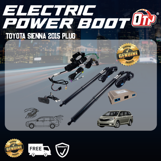 Toyota Sienna 2015 Plug & Play Electric Auto Tailgate Power Boot Soft Close Switch Foot Sensor Remote Control Anti Pinch