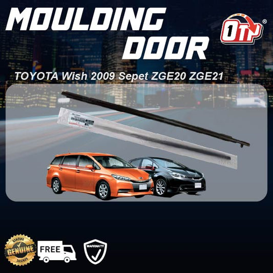 ORIGINAL JAPAN TOYOTA Wish 2009 Sepet ZGE20 ZGE21 Window Door Moulding Rubber Trim Weatherstrip Getah Pintu Protector