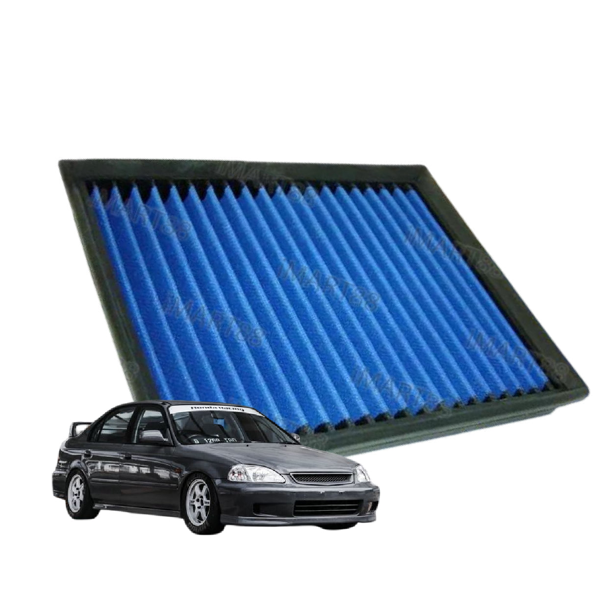 Works Engineering Air Filter Honda Civic EK EJ 4 6 8 9 Ferio 1.5 1.6 VTEC SOHC DOHC 1996-2000 Filter Cleaner Oil