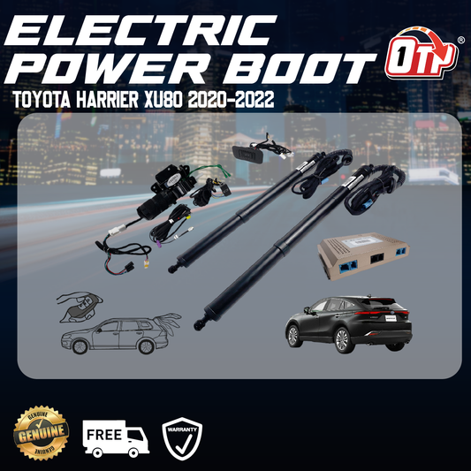 Toyota Harrier XU80 '20-'22 Plug & Play Electric Auto Tailgate Power Boot Soft Close Switch Foot Sensor Anti Pinch Bonet Belakang