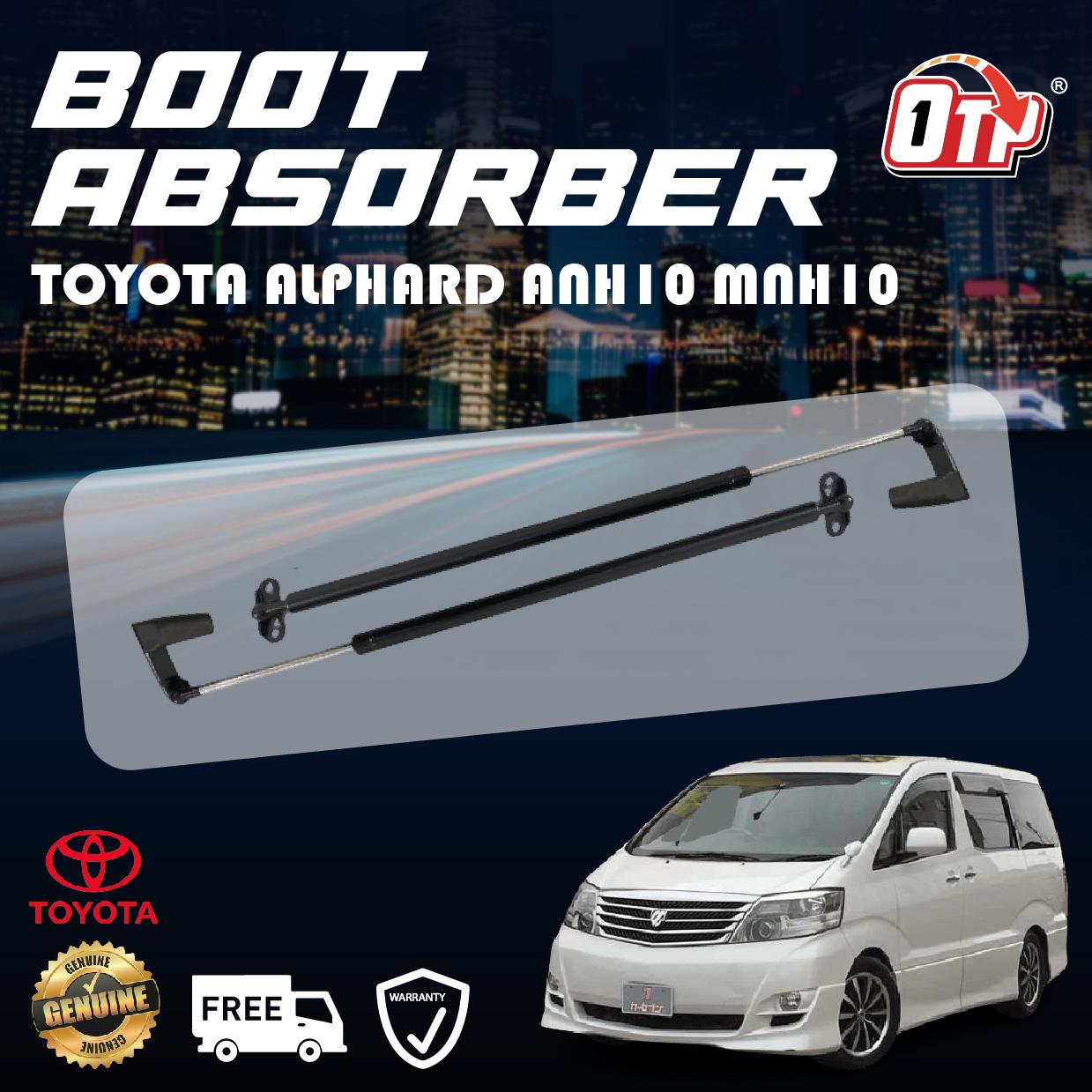 TOYOTA ALPHARD ANH10 MNH10 PAIR LEFT RIGHT REAR BOOT ABSORBER GAS SPRING PENYERAP BELAKANG