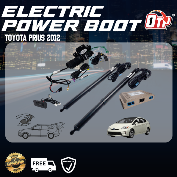 Toyota Prius 2012 Plug & Play Electric Auto Tailgate Power Boot Soft Close Switch Foot Sensor Remote Control Anti Pinch