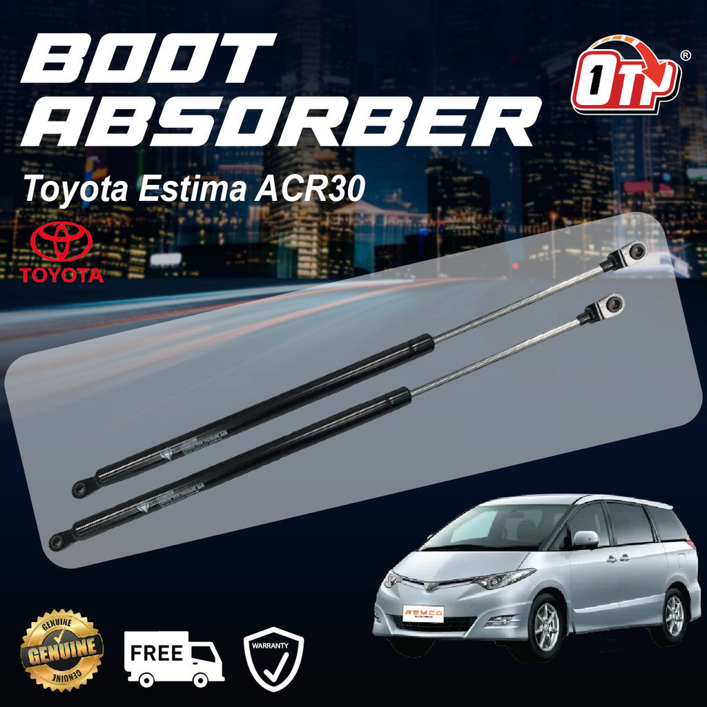 Toyota Estima ACR30 Rear Bonnet Damper Boot Absorber Gas Spring Set Tailgate Penyerap Belakang Bonet