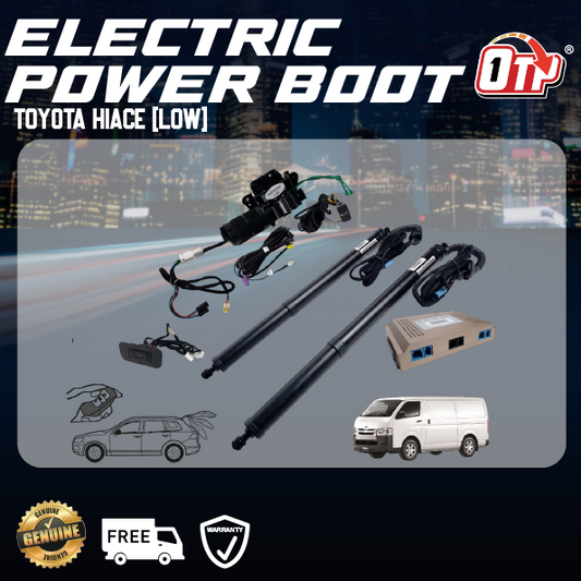 Toyota Hiace (Low) Plug&Play Electric Auto Tailgate Power Boot Soft Close Switch Foot Sensor Remote Control Anti Pinch