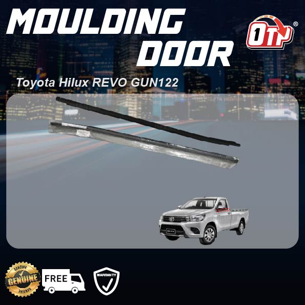 Toyota Hilux REVO GUN122 Single Cab 2 Door 2016 GLASS DOOR MOULDING SEAL RUBBER OUTER STRIP GETAH LUAR TINGKAP