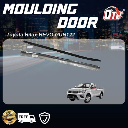 Toyota Hilux REVO GUN122 Single Cab 2 Door 2016 GLASS DOOR MOULDING SEAL RUBBER OUTER STRIP GETAH LUAR TINGKAP
