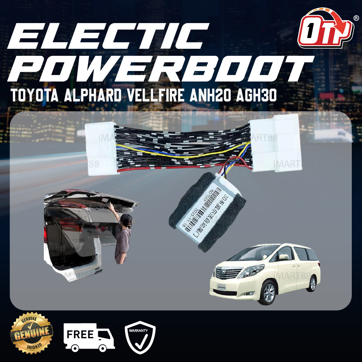 Power Boot Relay Toyota Alphard Vellfire ANH20 AGH30 Power Boot Module Type Gold ZG SC VL GL Executive Lounge
