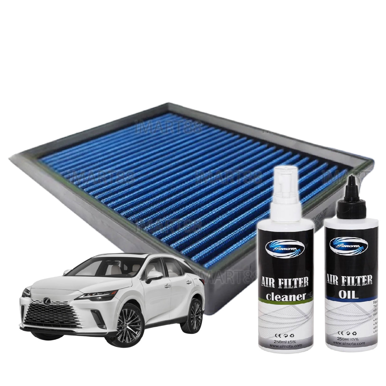 Works Engineering Drop In Air Filter LEXUS NX200T '15-ON Element Enjin Engin Penapis Udara WS-RM-001 Cleaner Oil
