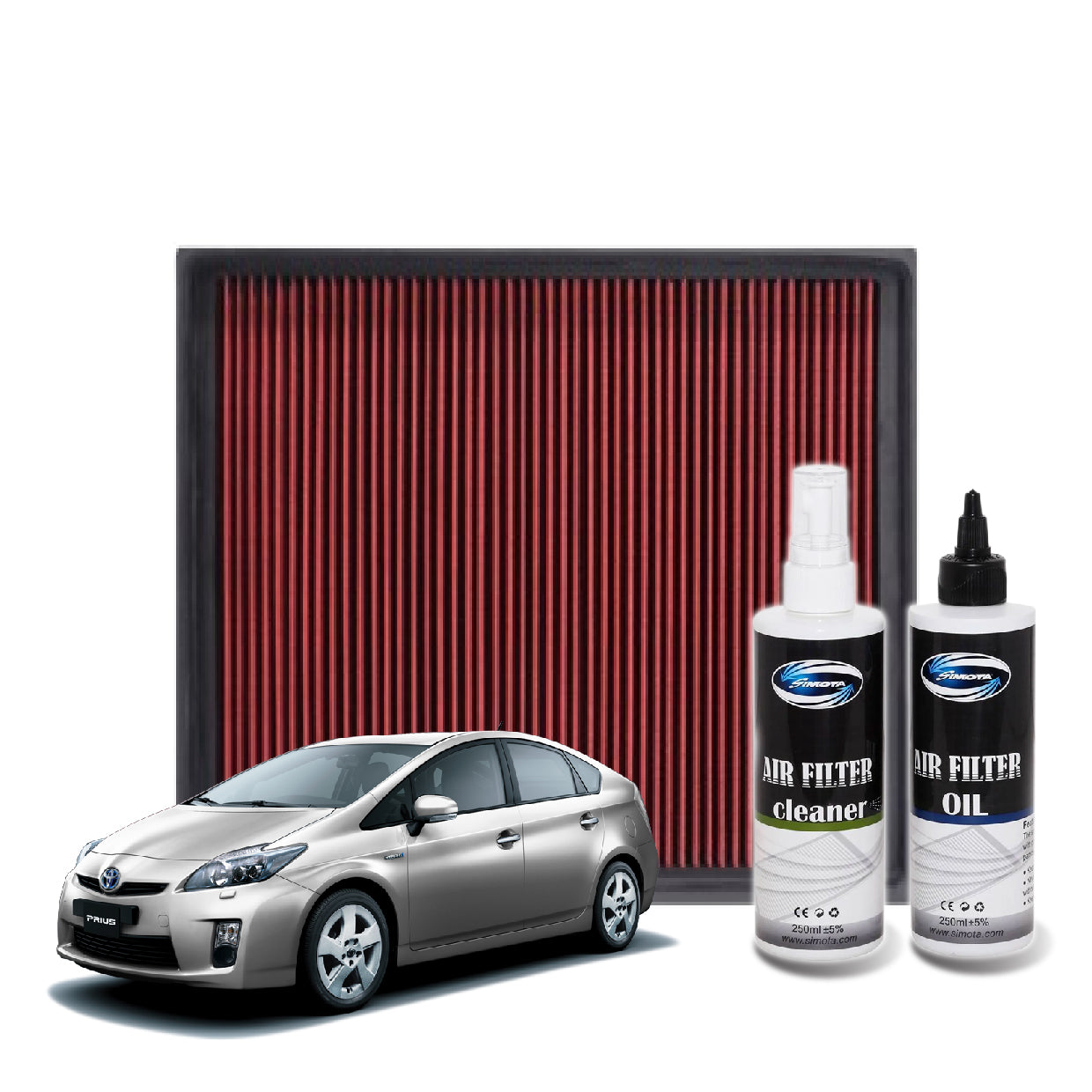 Works Engineering Air Filter Toyota Prius 1.8 2010-2015 Prius V 1.8 '12-'16 CT200H 2011-2016 NX300H 2014-2016 WS-FM-011