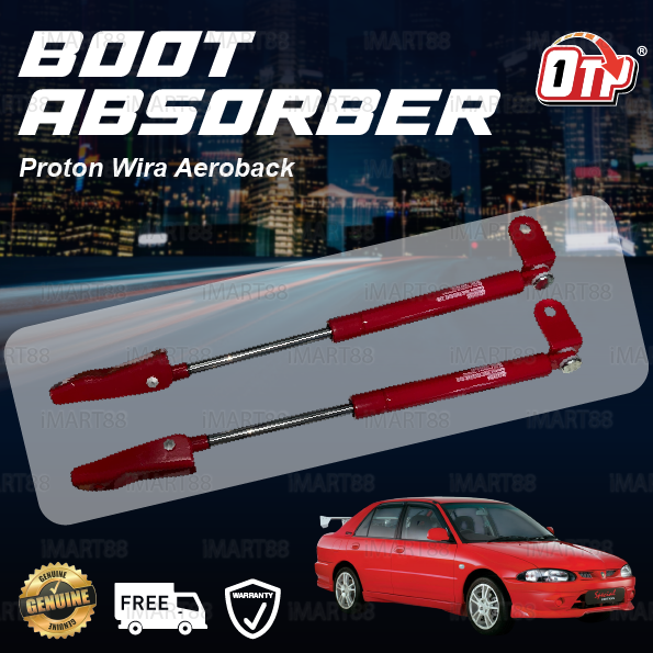 Proton Wira Aeroback Boot Absorber Front Bonnet Damper Gas Spring Set Absorber Hood Damper Penyerap Depan Bonet