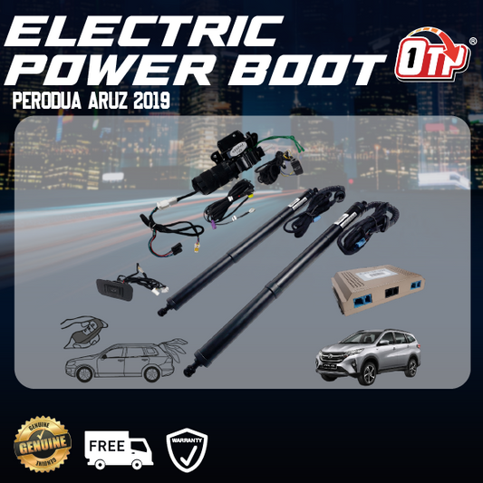 Perodua Aruz 2019 Plug & Play Electric Auto Tailgate Power Boot Soft Close Switch Foot Sensor Remote Control Anti Pinch