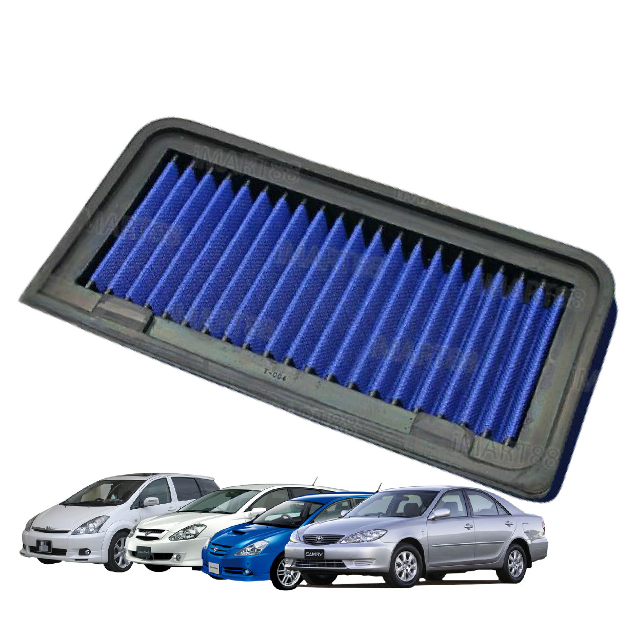 Works Engineering Drop In Air Filter Toyota Wish ZNE10 Caldina Altis Camry ACV30 1.8 2.0cc 2001- Element Enjin Engin