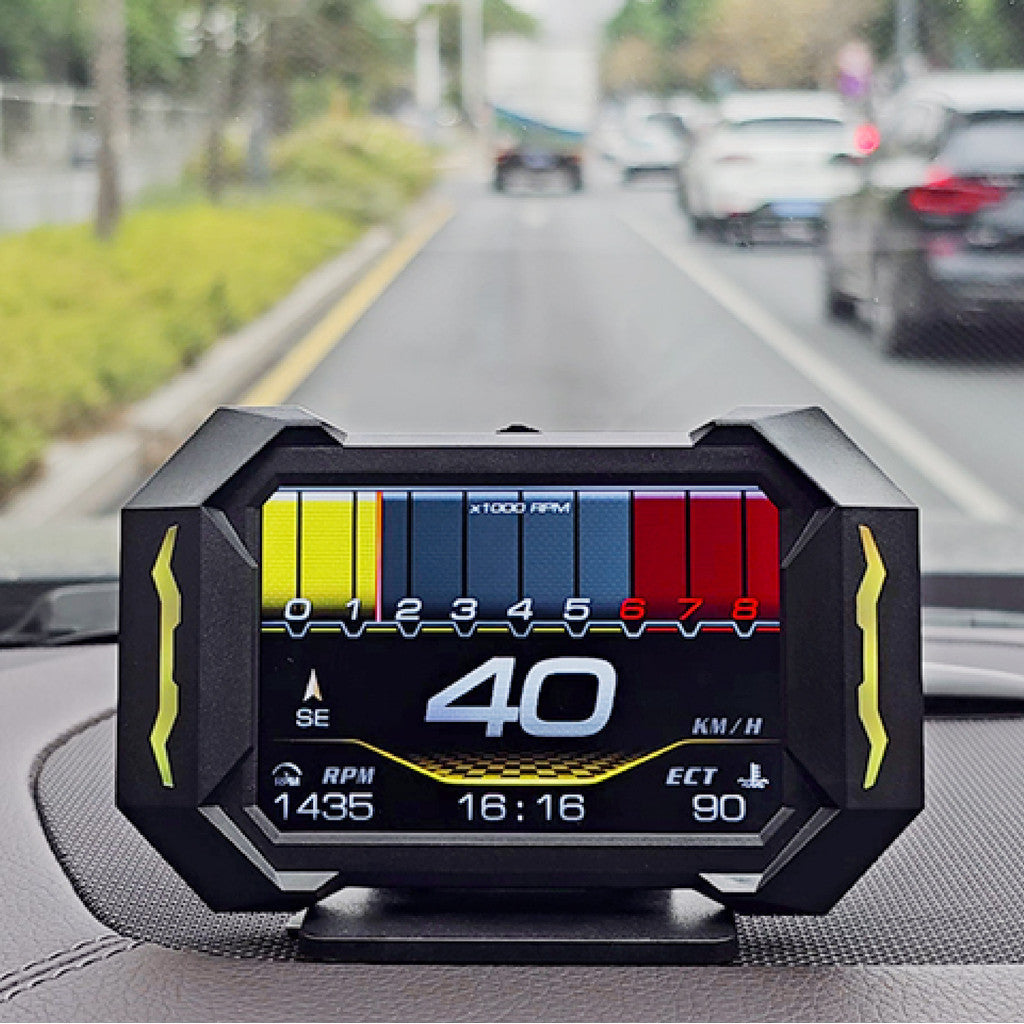 OTP-P25 Car OBD OBD2 Meter Speedometer Gauge H025 GPS HUD Water Temp Turbo Proton Honda Perodua Toyota Nissan Mitsubishi