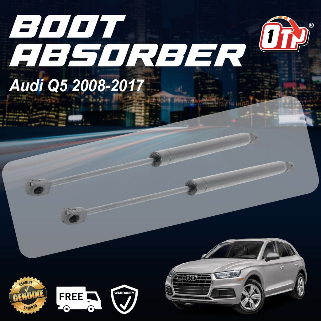 Audi Q5 2008-2017 Boot Absorber Rear Bonnet Damper Gas Spring Set Tailgate Penyerap Belakang Bonet