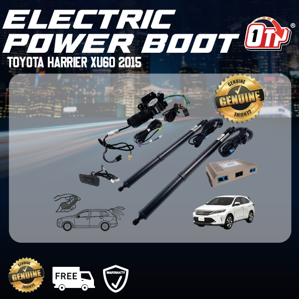 Toyota Harrier XU60 2015 Electric Auto Tailgate Power Boot Soft Close Switch Foot Sensor Remote Control Anti Pinch