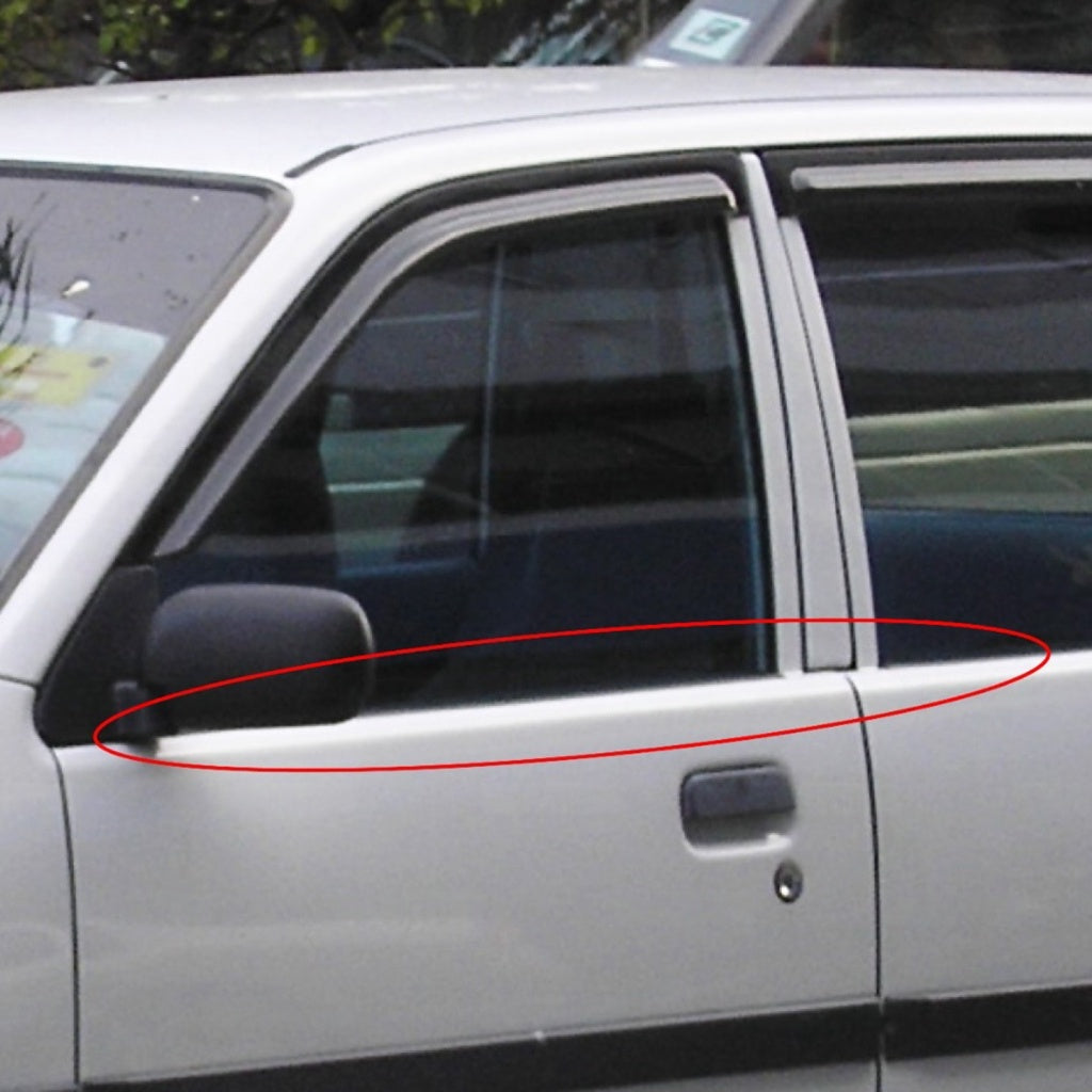 ORIGINAL PERODUA KANCIL K4 GLASS DOOR MOULDING SEAL RUBBER OUTER STRIP WINDOW GETAH LUAR CERMIN TINGKAP 68160-87Z01-000