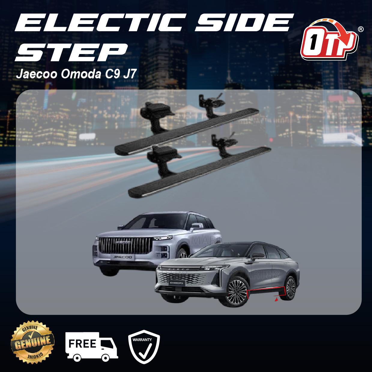 OTPerformance Electric Side Step Power Step Jaecoo Omoda C9 J7 Power Auto Electric Side Step Running Board Door Step