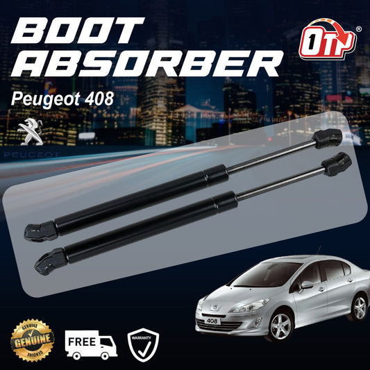 Peugeot 408 Boot Absorber Rear Bonnet Damper Gas Spring Set Tailgate Penyerap Belakang Bonet
