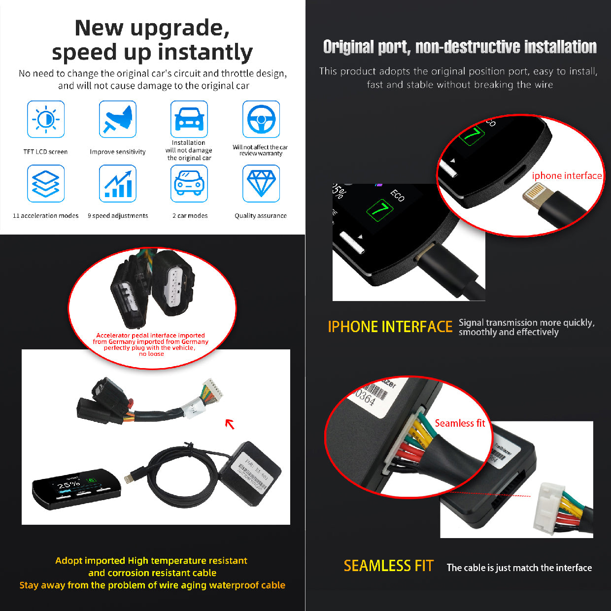 OTP Chery Omoda 5 Car Electronic Throttle Controller Accelerator Booster 14 E Drive 11 Mode Pedal Response