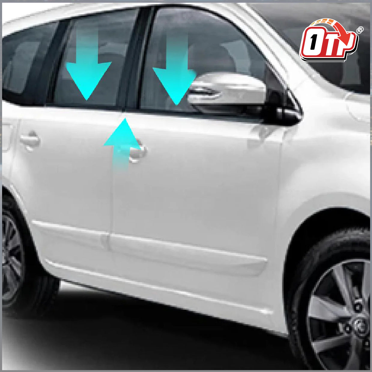 OTP HONDA CIVIC CIVIL GLASS DOOR MOULDING SEAL RUBBER OUTER STRIP WINDOW GETAH LUAR TINGKAP TURBO FC TEA FB TRO FD