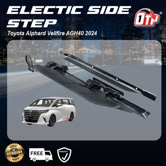 Toyota Alphard Vellfire AGH30 AGH40 2024 Automatic Electric Running Board Side Step LED Pemijak Kaki Pintu Electrical