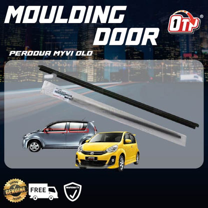 ORIGINAL PERODUA MYVI OLD LAGI BEST ICON DOOR GLASS MOULDING 2005-2018 SEAL RUBBER OUTER STRIP WINDOW GETAH LUAR TINGKAP