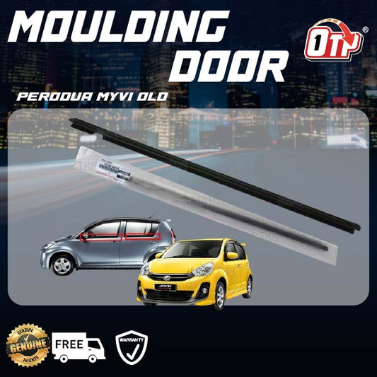 ORIGINAL PERODUA MYVI OLD LAGI BEST ICON DOOR GLASS MOULDING 2005-2018 SEAL RUBBER OUTER STRIP WINDOW GETAH LUAR TINGKAP