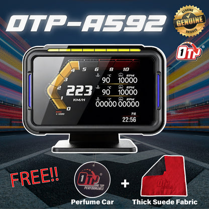 OTP A592 ULTRA METER OBD2 SPEEDOMETER GPS ALARM WIRA VDO ALZA VIVA MYVI OLD G3 NISSAN LIVINA VIOS CITY MYVI LAGI BEST