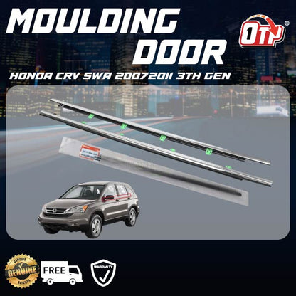 HONDA CRV SWA 2007-2011 3th Gen GLASS DOOR MOULDING SEAL RUBBER OUTER STRIP TRIM WINDOW GETAH LUAR CERMIN TINGKAP