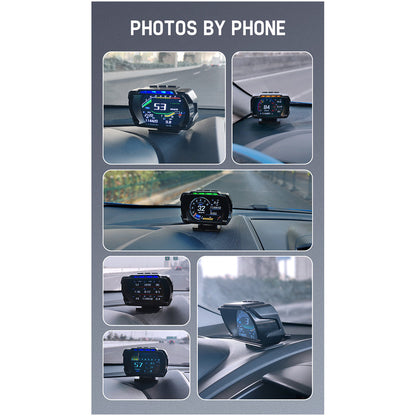OTP-A580 OBD2 Meter Speedometer Gauge GPS HUD Water Temp GPS Alarm Speed RPM Myvi Alza