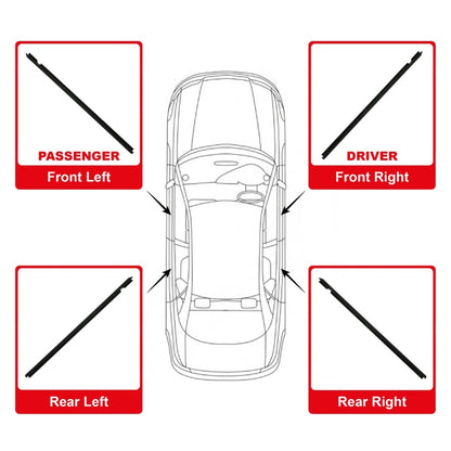 MTIS PROTON SAGA BLM FLX VVT 2016-2022 GLASS DOOR MOULDING SEAL RUBBER OUTER PINTU WINDOW GETAH TINGKAP