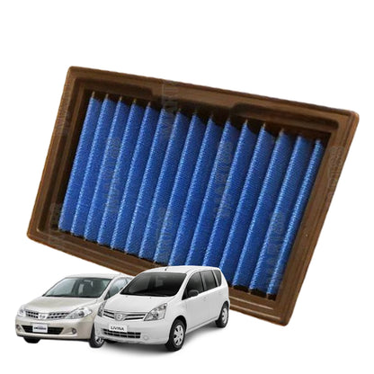 Add HP+ Works Engineering Drop In Air Filter Nissan Grand Livina Latio Tiida Almera Sylphy High Performance Washable