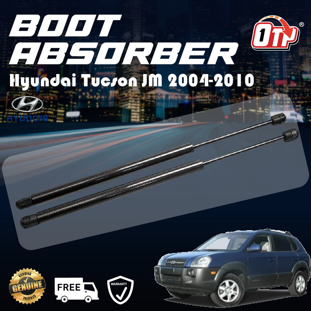 Hyundai Tucson 2004 - 2010 Boot Absorber Rear Bonnet Damper Gas Spring Set Tailgate Penyerap Bonet Belakang
