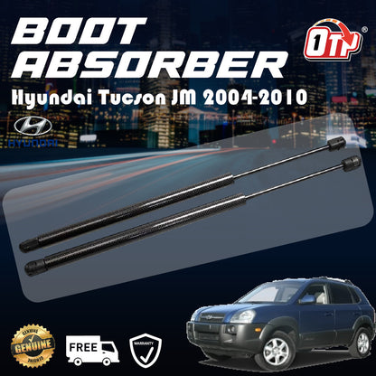 Hyundai Tucson 2004 - 2010 Boot Absorber Rear Bonnet Damper Gas Spring Set Tailgate Penyerap Bonet Belakang