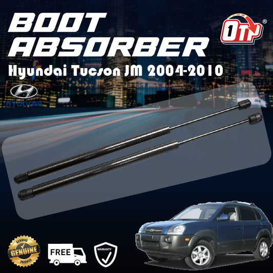 Hyundai Tucson 2004 - 2010 Boot Absorber Rear Bonnet Damper Gas Spring Set Tailgate Penyerap Bonet Belakang