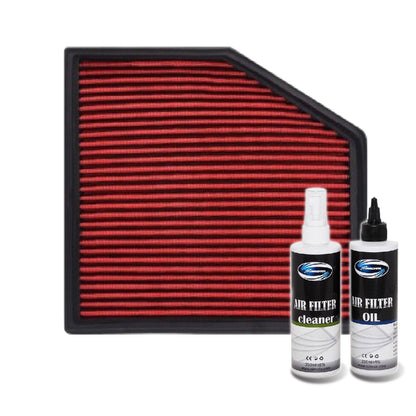 Works Engineering Air Filter Washable Suitable For Volvo XC40 1.5 L3 / 2.0 L4 2018-2019 WS-FV-018 (R