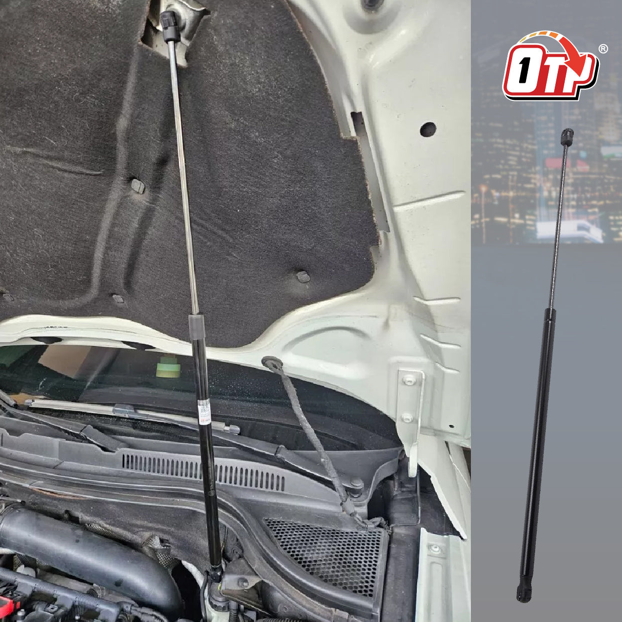 OTP VW Golf MK5 MK6 CC Passat B7 Audi A3 8P Q3 Boot Absorber Rear Bonnet Damper Gas Spring Set Tailgate 1K0823359A