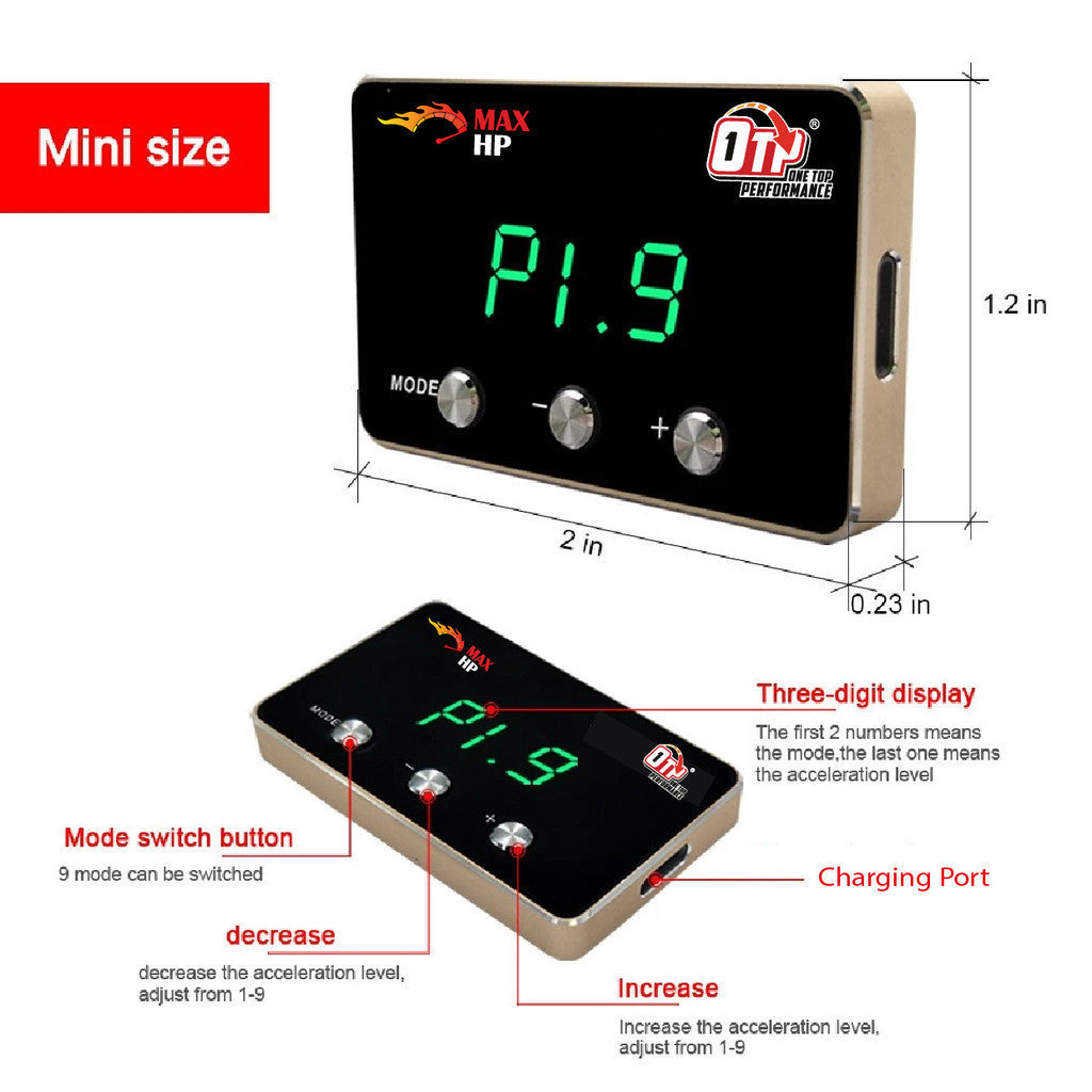 OTP-TC001 PROTON INSPIRA CAR THROTTLE CONTROLLER 10 MODE 9 DRIVE PEDAL RESPONSE